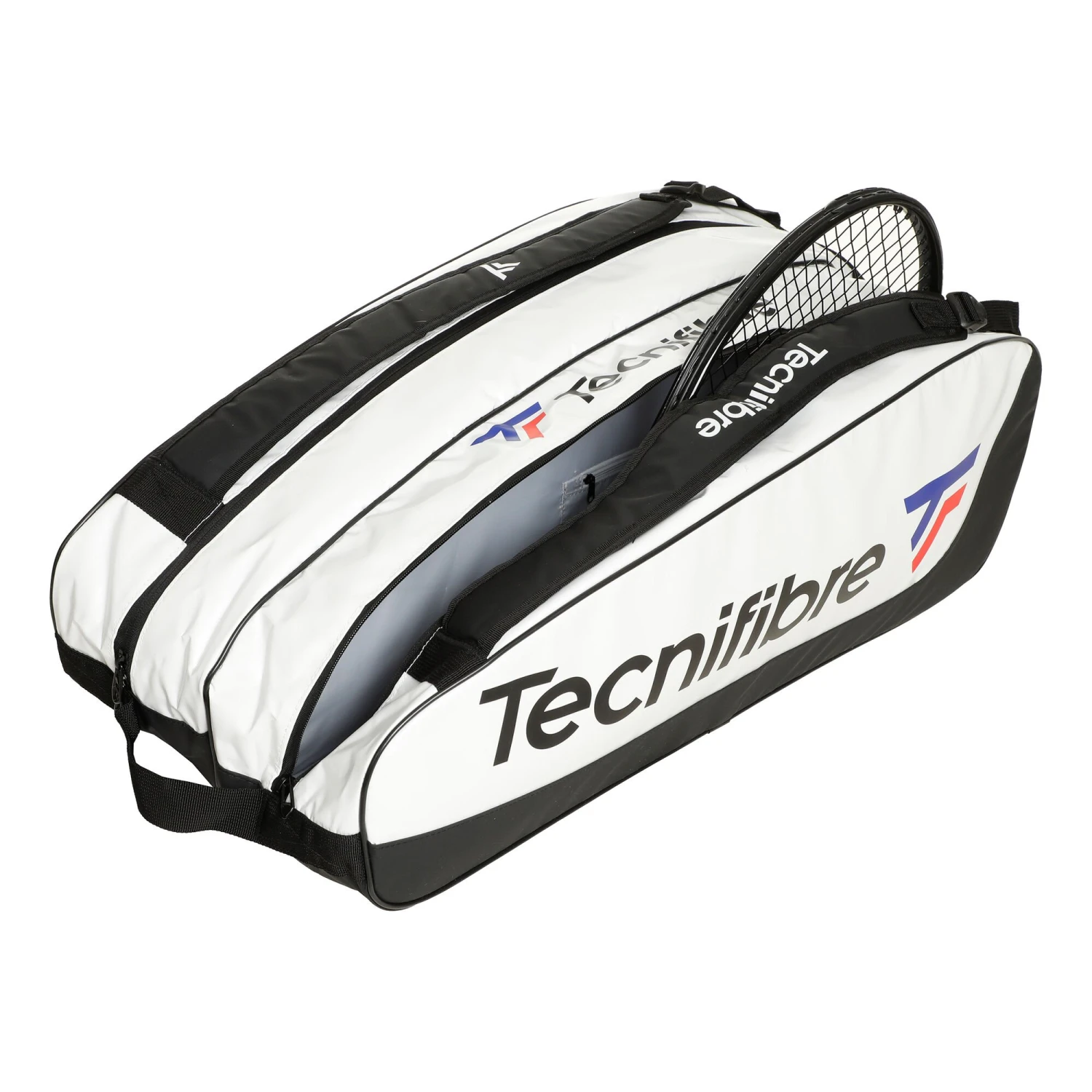 TECNIFIBRE Tour Endurance 2023 Borsa Per Racchetta Da 12 - Bianco, Nero 6 TECNIFIBRE Tour Endurance 2023 Borsa Per Racchetta Da 12 - Bianco, Nero - immagine 4
