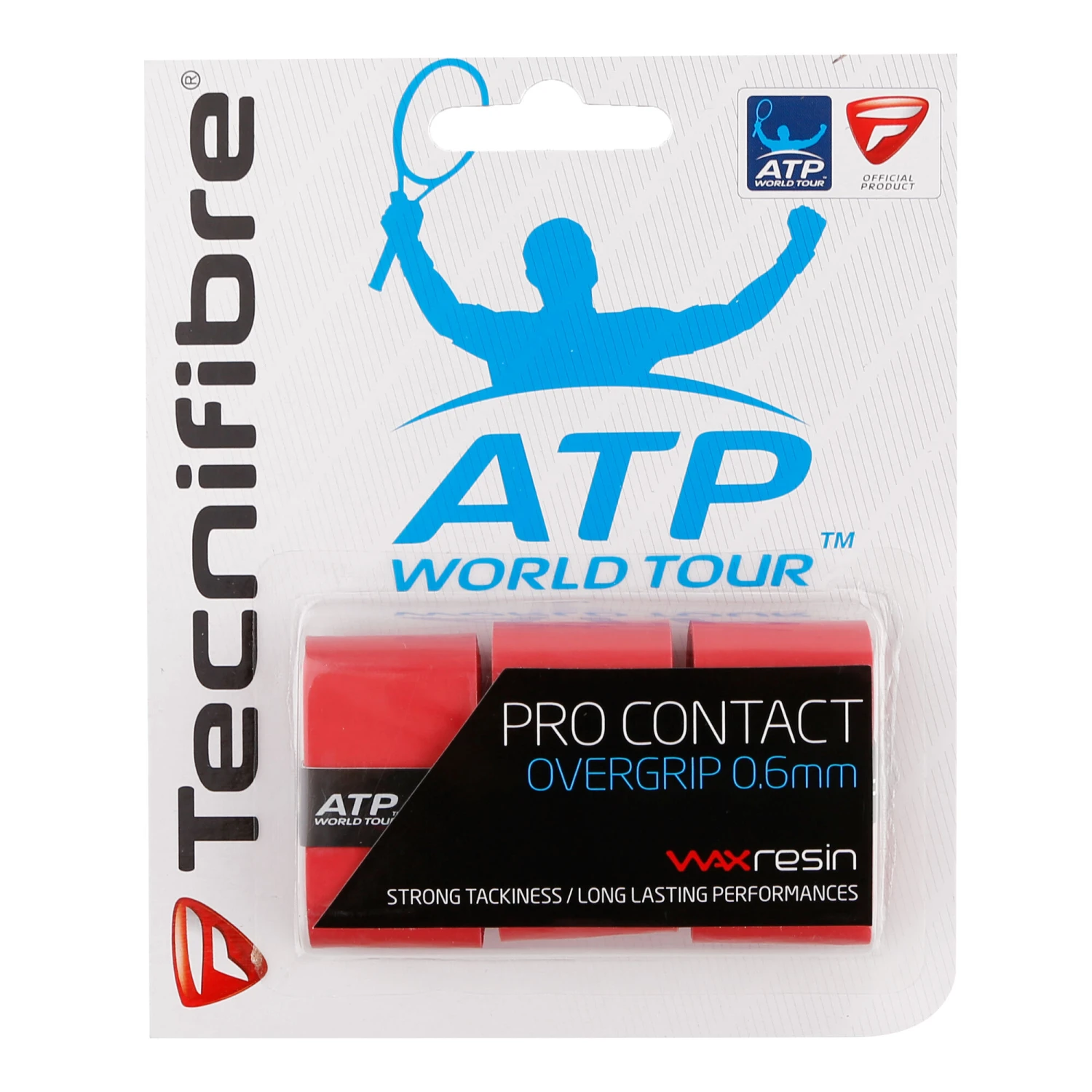 TECNIFIBRE Contact Pro 3er Confezione Da 3 - Rosso 3 TECNIFIBRE Contact Pro 3er Confezione Da 3 - Rosso