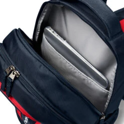 Under Armour Hustle 5.0 Zaino - Blu, Rosso -Attrezzatura Da Tennis 0139900000 10