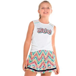 Rerto Smocke Gonna Ragazze - Multicolore -Attrezzatura Da Tennis 01414000 15