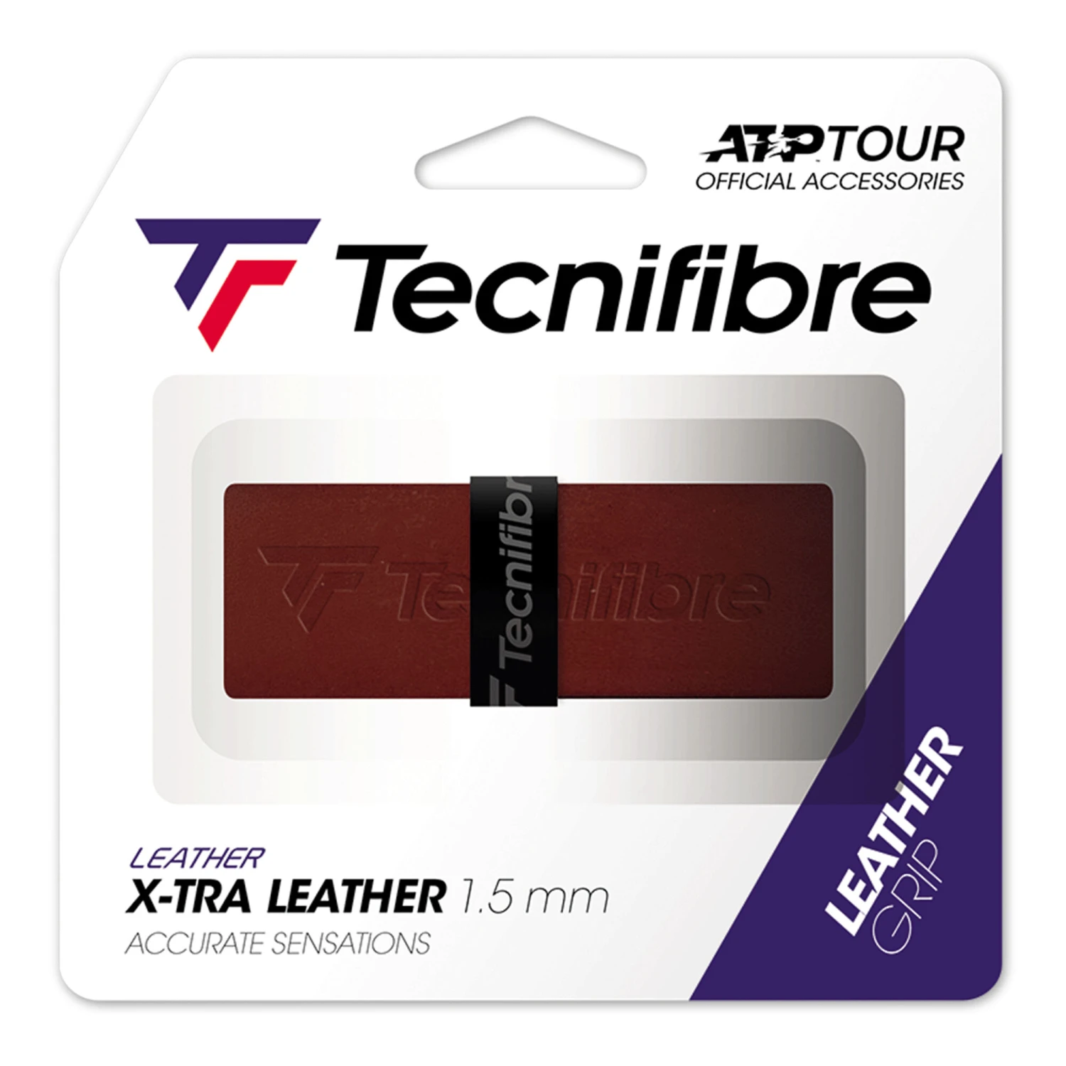 TECNIFIBRE Lederband Confezione Da 1 - Marrone 3 TECNIFIBRE Lederband Confezione Da 1 - Marrone