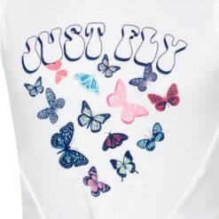 Just Fly Canottiera Ragazze - Bianco, Multicolore 10 Just Fly Canottiera Ragazze - Bianco, Multicolore -Attrezzatura Da Tennis 01417000 10