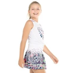 Just Fly Canottiera Ragazze - Bianco, Multicolore 12 Just Fly Canottiera Ragazze - Bianco, Multicolore -Attrezzatura Da Tennis 01417000 14