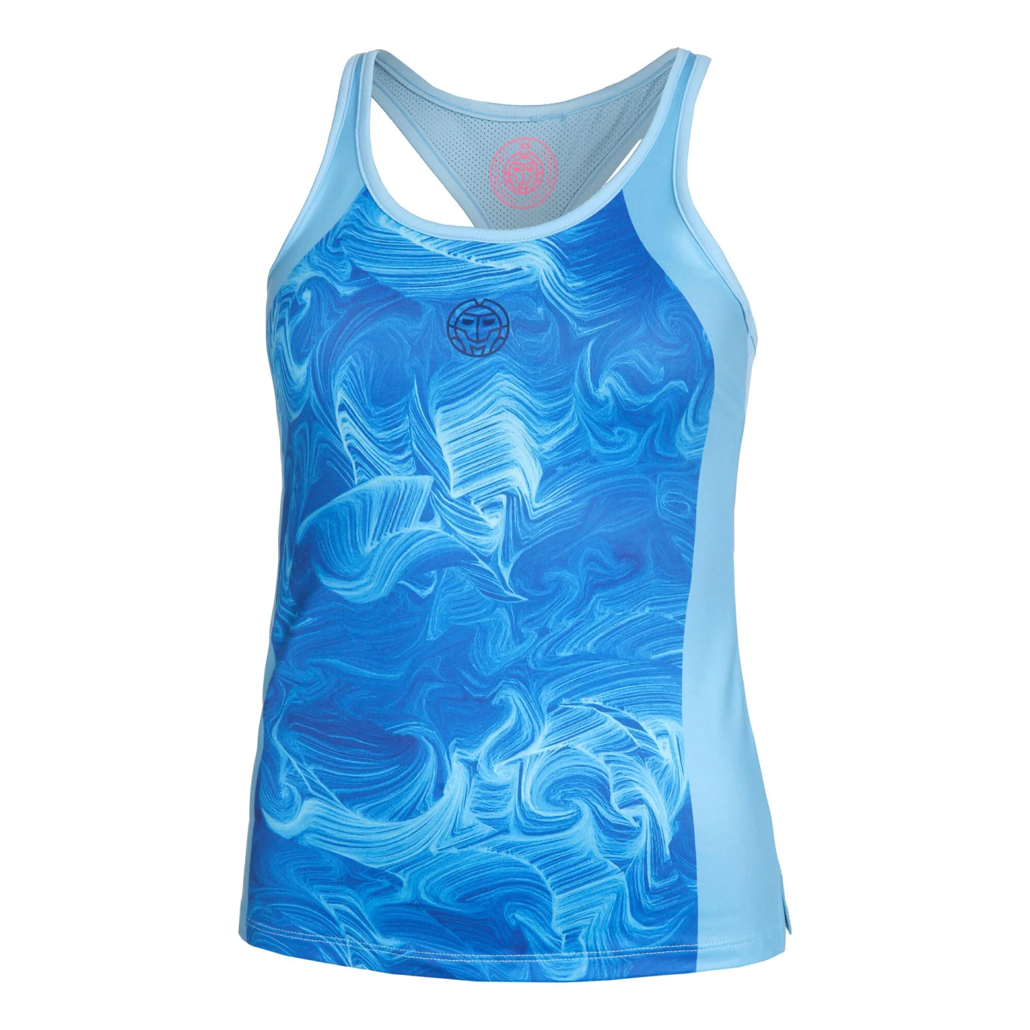 BIDI BADU Jua Tech Canottiera Donna - Blu Chiaro, Multicolore 3 BIDI BADU Jua Tech Canottiera Donna - Blu Chiaro, Multicolore