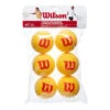 Wilson Starter Foam Balls (Stage 3) Sacchetto Da 6 -Attrezzatura Da Tennis 0151200000 000