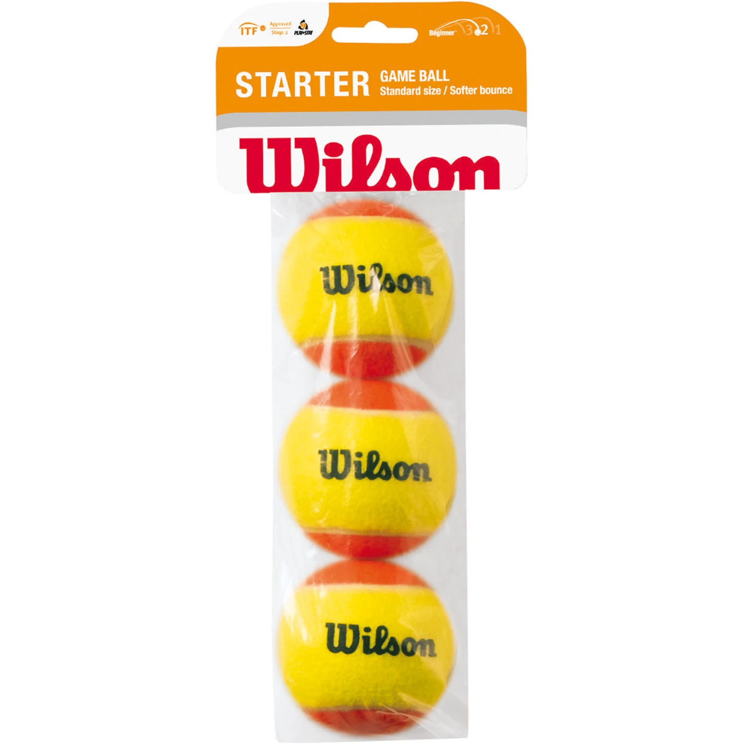 Wilson Starter Balls (Stage 2) Sacchetto Da 3 3 Wilson Starter Balls (Stage 2) Sacchetto Da 3