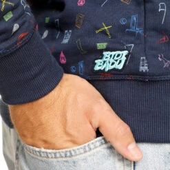 BIDI BADU Napo Lifestyle Felpa Con Cappuccio Uomini - Blu Scuro, Multicolore 14 BIDI BADU Napo Lifestyle Felpa Con Cappuccio Uomini - Blu Scuro, Multicolore -Attrezzatura Da Tennis 01519000 14