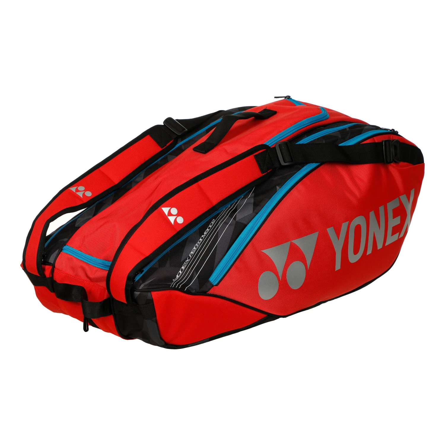 YONEX Pro Racquet Bag Borsa Per Racchetta Da 9 - Rosso, Nero 3 YONEX Pro Racquet Bag Borsa Per Racchetta Da 9 - Rosso, Nero