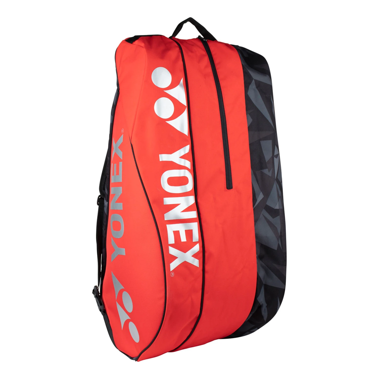 YONEX Pro Racquet Bag Borsa Per Racchetta Da 9 - Rosso, Nero 4 YONEX Pro Racquet Bag Borsa Per Racchetta Da 9 - Rosso, Nero - immagine 2