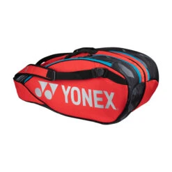 YONEX Pro Racquet Bag Borsa Per Racchetta Da 6 - Rosso, Nero -Attrezzatura Da Tennis 0152600000 0 1