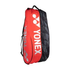 YONEX Pro Racquet Bag Borsa Per Racchetta Da 6 - Rosso, Nero -Attrezzatura Da Tennis 0152600000 0 3