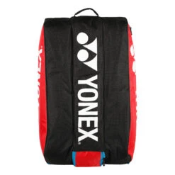YONEX Club Line Racket Bag Borsa Per Racchetta Da 12 - Rosso, Nero -Attrezzatura Da Tennis 0154500000 0 4