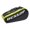 Dunlop SX Club Borsa Per Racchetta Da 10 - Nero, Giallo