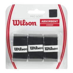 Wilson Soft Overgrip Confezione Da 3 - Nero
