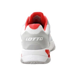 Lotto Mirage 100 Scarpa Per Terra Rossa Donna - Bianco, Rosso -Attrezzatura Da Tennis 01598000 0 2