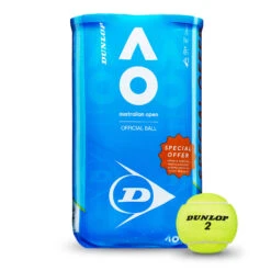 Dunlop Australian Open 2 Tubi Da 4 -Attrezzatura Da Tennis 0161700000 0 1