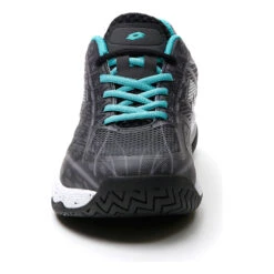 Lotto MIRAGE 300 SPD Scarpa Per Tutte Le Superfici Uomini - Nero, Turchese -Attrezzatura Da Tennis 01617000 10