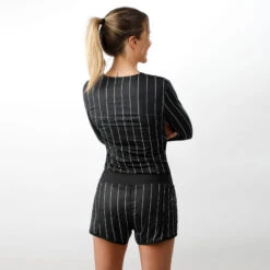 Stripes Manica Lunga Edizione Speciale Donna - Nero, Bianco -Attrezzatura Da Tennis 01730000 11
