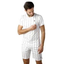 Stripes Maglietta Edizione Speciale Uomini - Bianco, Nero -Attrezzatura Da Tennis 01741000 13