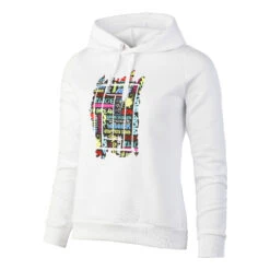 Graffity Felpa Con Cappuccio Donna - Bianco, Multicolore
