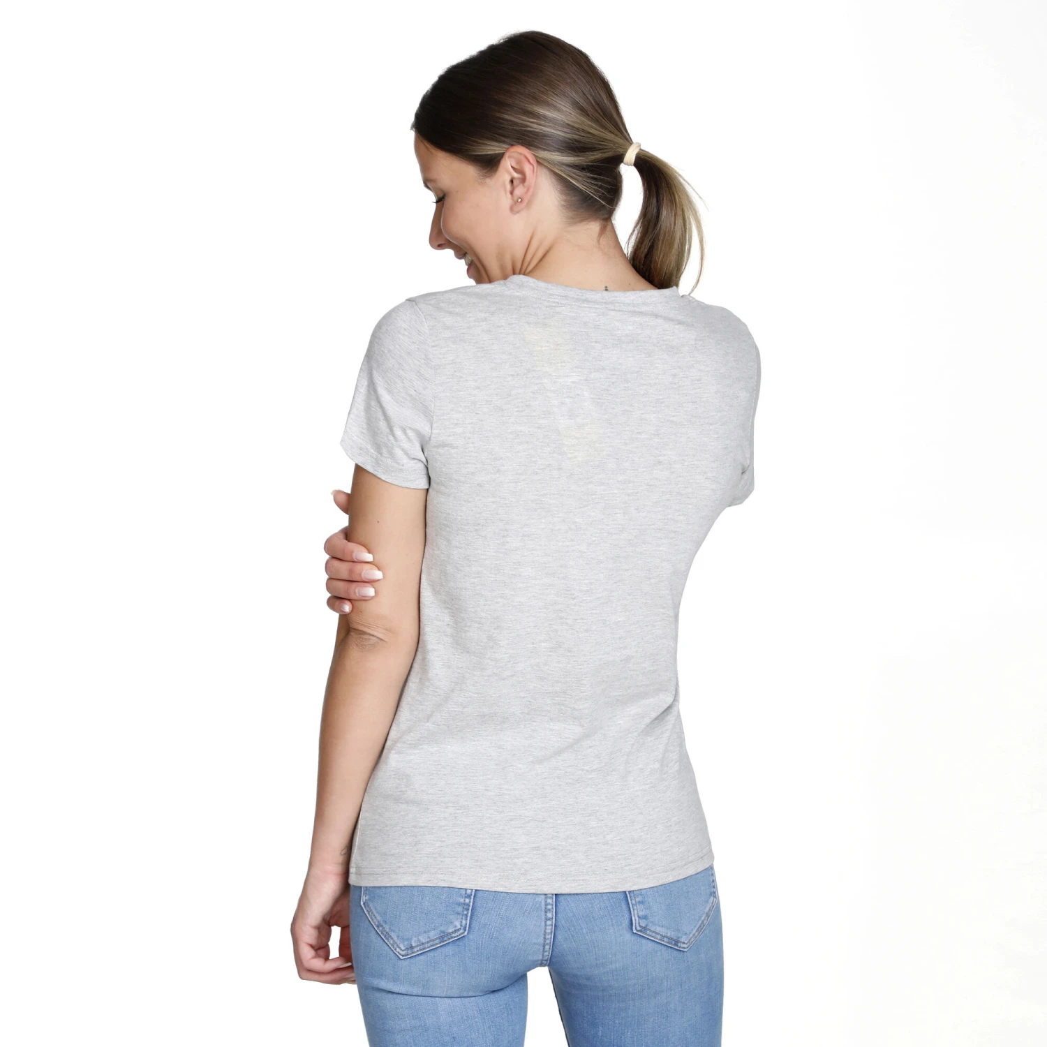 Tennis Signature Maglietta Donna - Grigio, Multicolore 6 Tennis Signature Maglietta Donna - Grigio, Multicolore - immagine 4