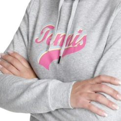 Tennis Signature Felpa Con Cappuccio Donna - Grigio, Multicolore 12 Tennis Signature Felpa Con Cappuccio Donna - Grigio, Multicolore -Attrezzatura Da Tennis 01759000 15