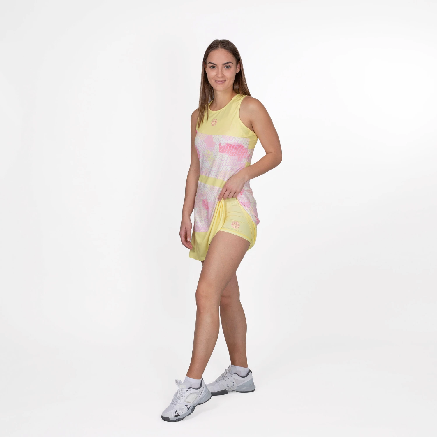 BIDI BADU Zahai Tech 2in1 Abito Donna - Giallo, Rosa 9 BIDI BADU Zahai Tech 2in1 Abito Donna - Giallo, Rosa - immagine 7