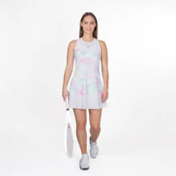 BIDI BADU Zahai Tech 2in1 Abito Donna - Bianco, Rosa -Attrezzatura Da Tennis 01787000 13