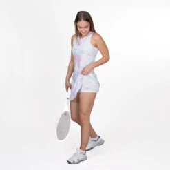 BIDI BADU Zahai Tech 2in1 Abito Donna - Bianco, Rosa -Attrezzatura Da Tennis 01787000 15
