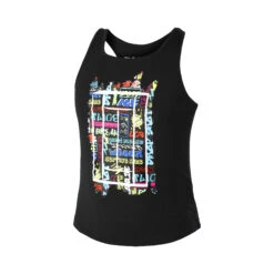 Graffity Canottiera Ragazze - Nero, Multicolore