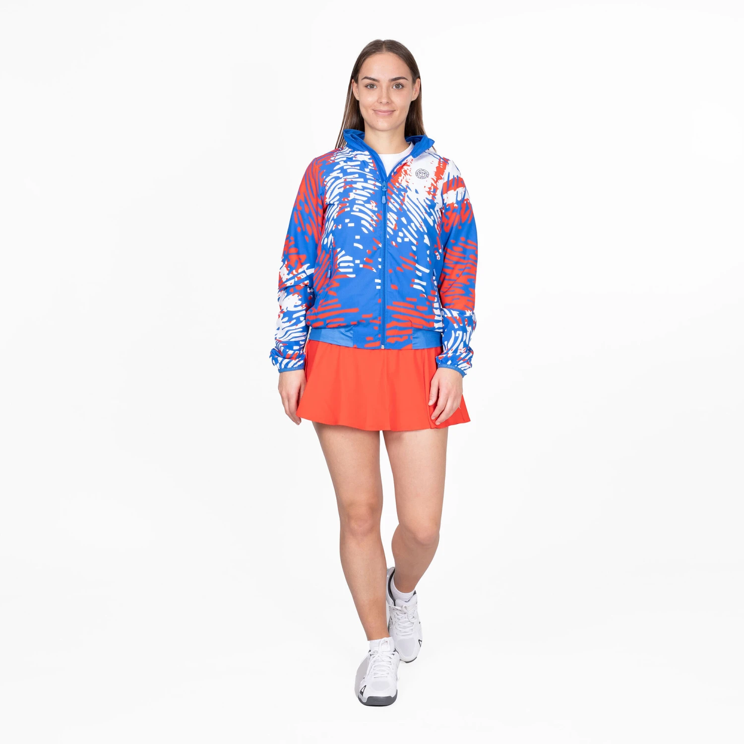 BIDI BADU Gene Tech Giacca Da Allenamento Donna - Blu, Bianco 5 BIDI BADU Gene Tech Giacca Da Allenamento Donna - Blu, Bianco - immagine 3