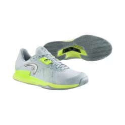 Head Sprint Pro 3.5 Scarpa Per Terra Rossa Uomini - Grigio, Giallo -Attrezzatura Da Tennis 01829000 0 8