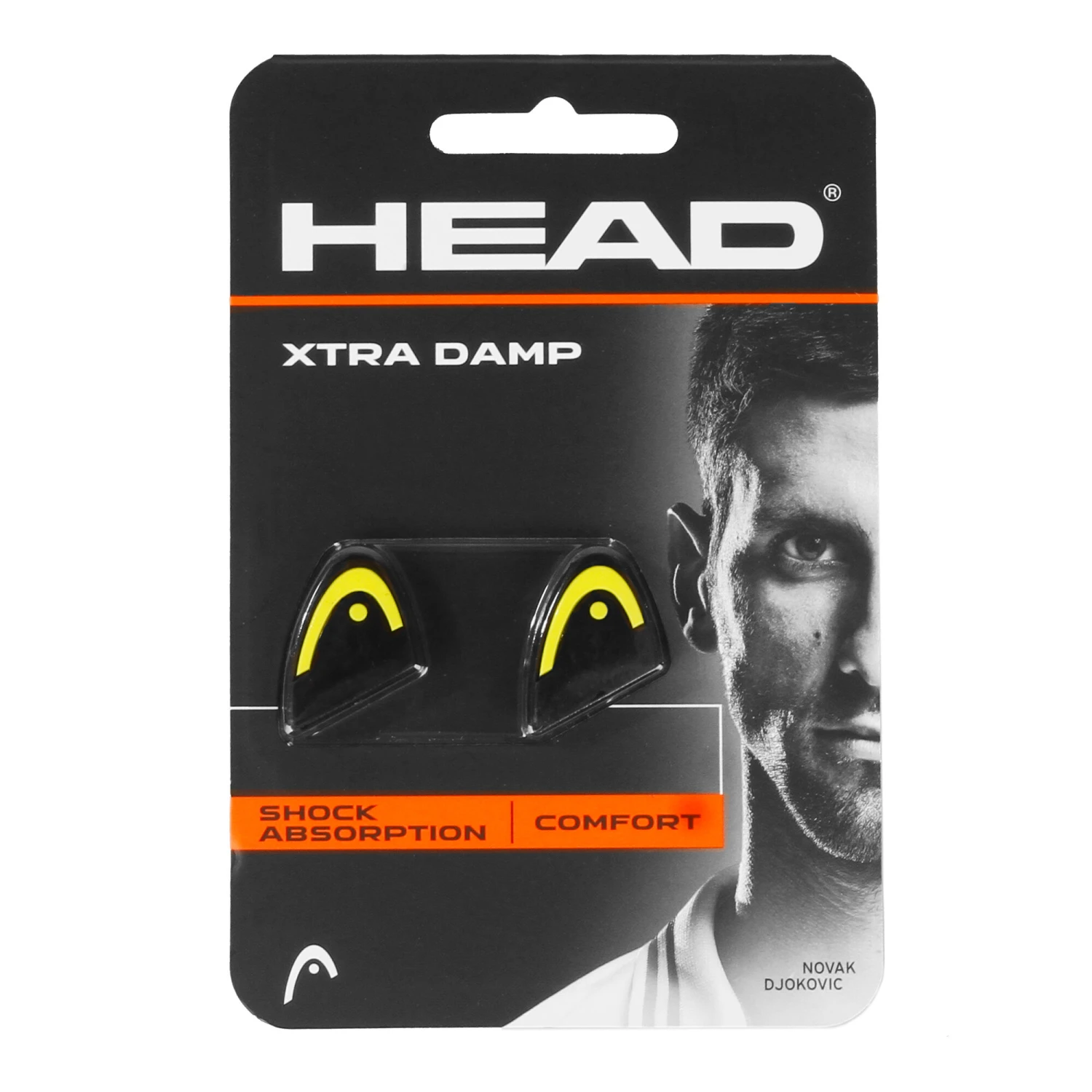 Head Xtra Damp Antivibrazioni Confezione Da 2 - Giallo 3 Head Xtra Damp Antivibrazioni Confezione Da 2 - Giallo