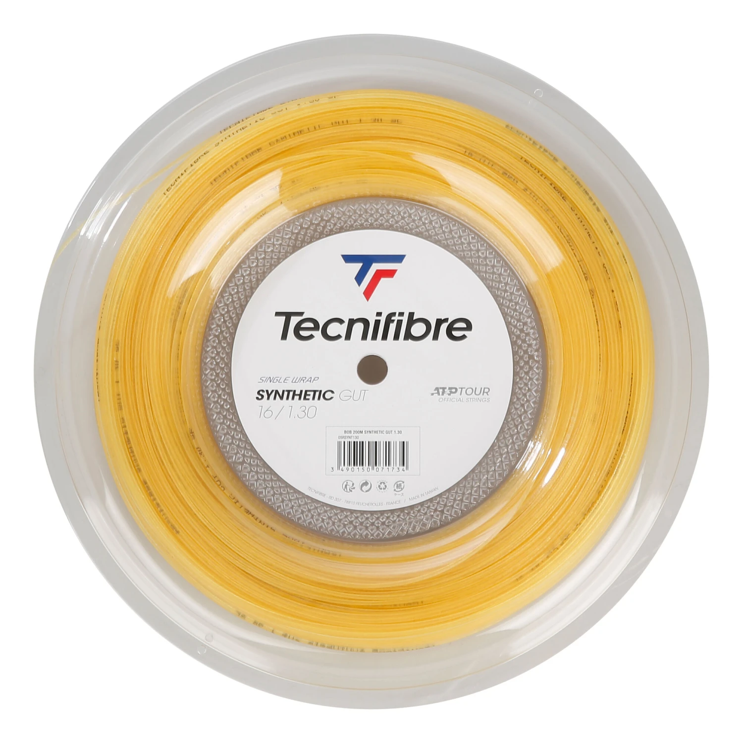 TECNIFIBRE Synthetic Gut 200m Rotolo Di Corde - Giallo 3 TECNIFIBRE Synthetic Gut 200m Rotolo Di Corde - Giallo