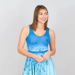 BIDI BADU Colortwist 2in1 Abito Donna - Turchese, Blu -Attrezzatura Da Tennis 01938000 16