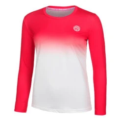 BIDI BADU Crew Gradiant Manica Lunga Donna - Rosso, Bianco 9 BIDI BADU Crew Gradiant Manica Lunga Donna - Rosso, Bianco -Attrezzatura Da Tennis 01978000 13