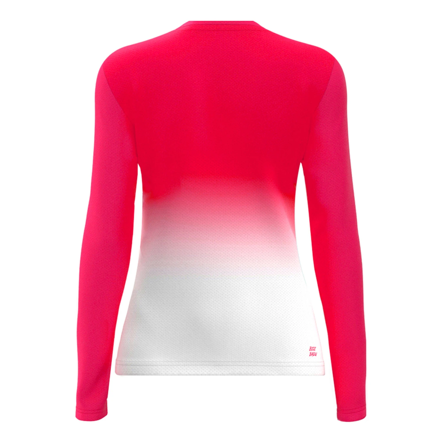 BIDI BADU Crew Gradiant Manica Lunga Donna - Rosso, Bianco 6 BIDI BADU Crew Gradiant Manica Lunga Donna - Rosso, Bianco - immagine 4