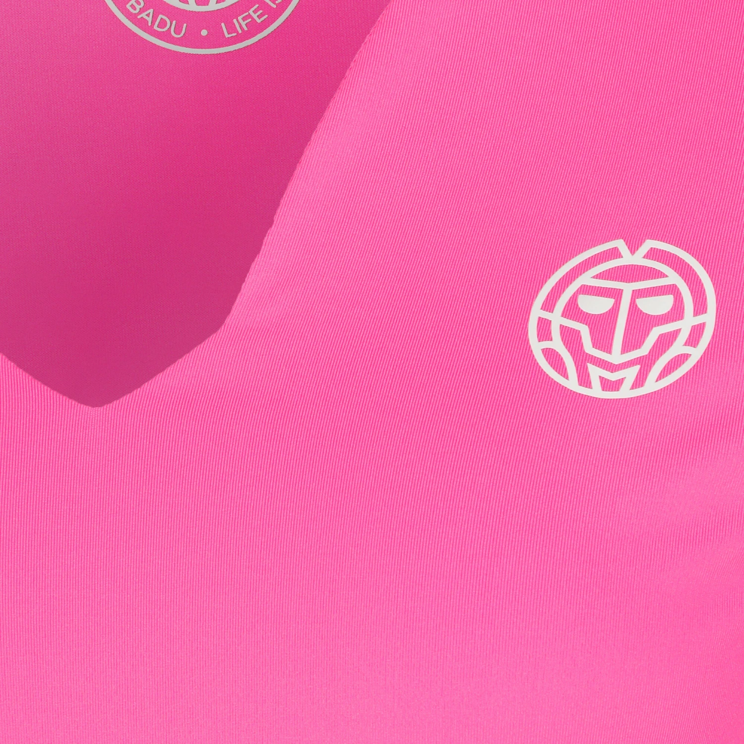 BIDI BADU Crew V-Neck Manica Lunga Donna - Rosa 5 BIDI BADU Crew V-Neck Manica Lunga Donna - Rosa - immagine 3