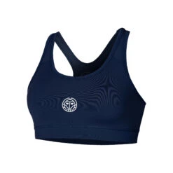 BIDI BADU Crew Medium Support Reggiseni Sportivi Donna - Blu Scuro -Attrezzatura Da Tennis 02017000 11