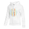 BIDI BADU Paris Chill Felpa Con Cappuccio Donna - Bianco, Multicolore -Attrezzatura Da Tennis 02047000 000