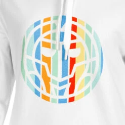 BIDI BADU Paris Chill Felpa Con Cappuccio Donna - Bianco, Multicolore -Attrezzatura Da Tennis 02047000 10