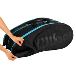 Wilson Tour 15 Borsa Per Racchetta Edizione Speciale - Nero, Blu 25 Wilson Tour 15 Borsa Per Racchetta Edizione Speciale - Nero, Blu -Attrezzatura Da Tennis 0205100000 14