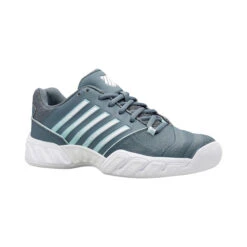 K-Swiss Big-Shot Light 4 Scarpa Per Tappeto Donna - Grigio, Bianco -Attrezzatura Da Tennis 02080000 000 1