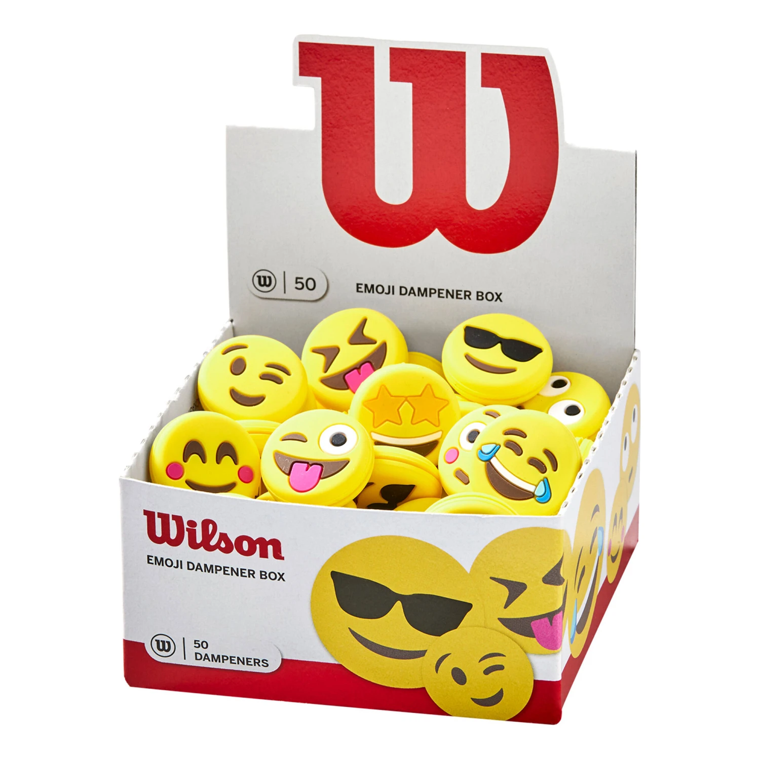 Wilson Emoji Antivibrazioni Scatola Da 50 - Multicolore 3 Wilson Emoji Antivibrazioni Scatola Da 50 - Multicolore