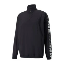 Puma Train Woven Half-Zip Felpa Uomini - Nero