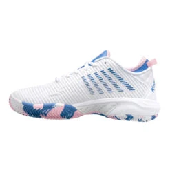 K-Swiss Hypercourt Supreme Scarpa Per Terra Rossa Donna - Bianco, Blu -Attrezzatura Da Tennis 02145000 0 3