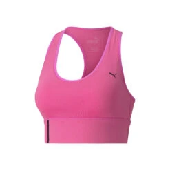 Puma Mid Impact Long Line Reggiseni Sportivi Donna - Rosa