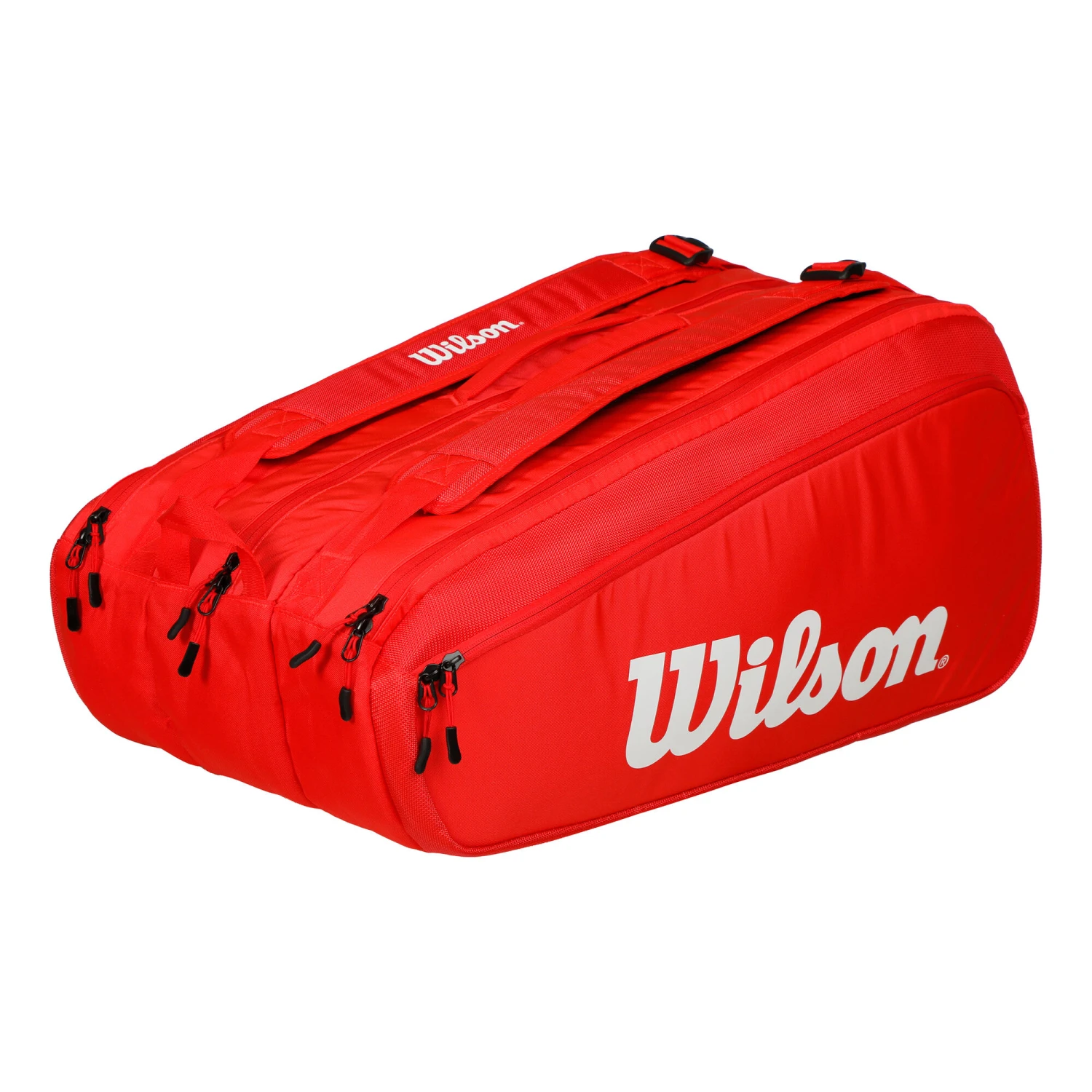 Wilson Super Tour Borsa Per Racchetta Da 15 - Rosso, Bianco 3 Wilson Super Tour Borsa Per Racchetta Da 15 - Rosso, Bianco