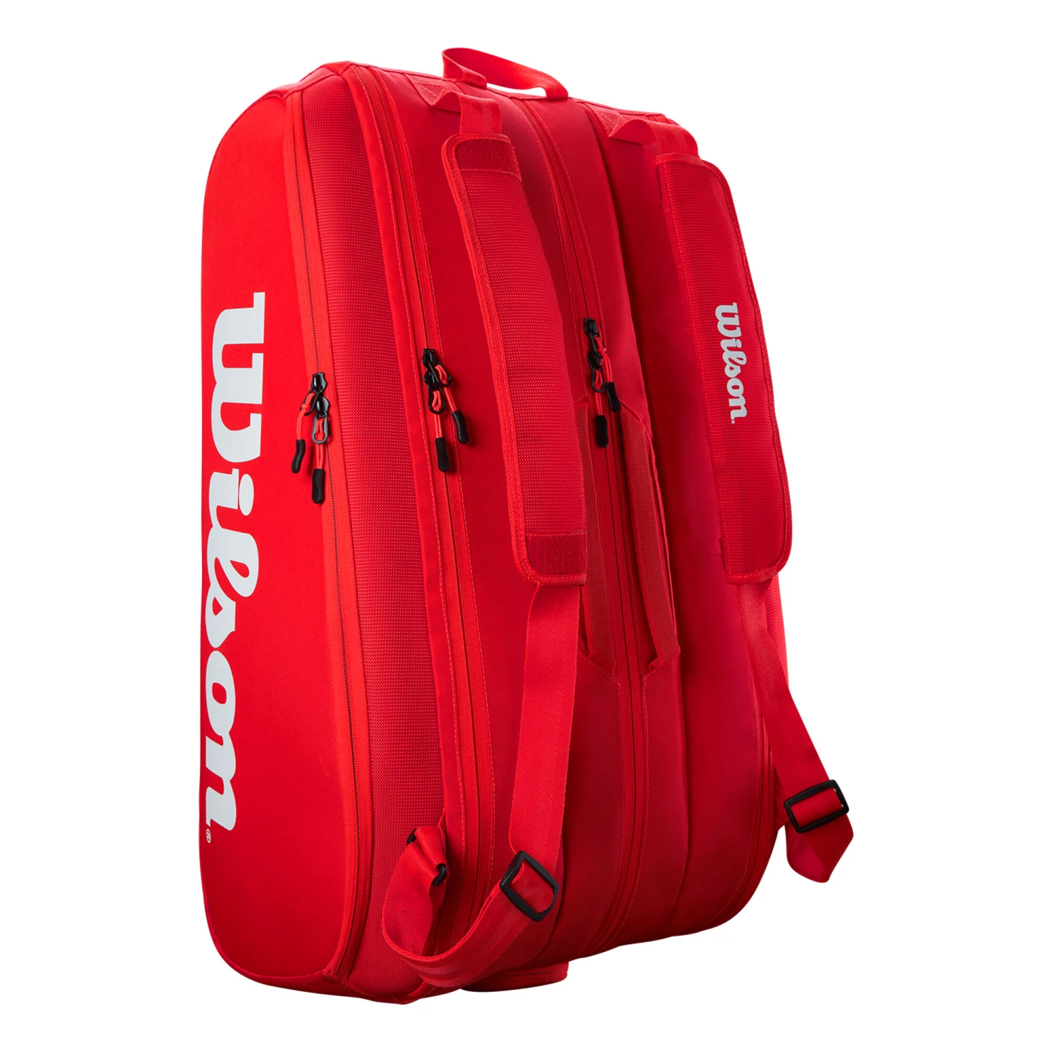 Wilson Super Tour Borsa Per Racchetta Da 15 - Rosso, Bianco 4 Wilson Super Tour Borsa Per Racchetta Da 15 - Rosso, Bianco - immagine 2