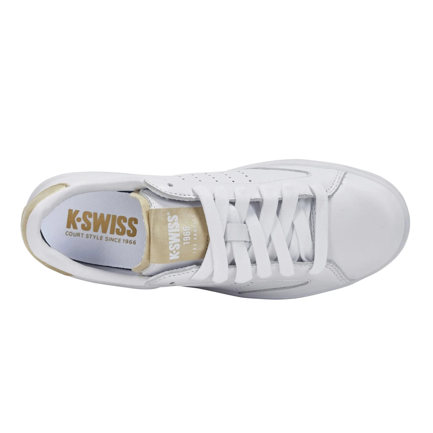 K-Swiss Lozan Klub Donna - Bianco, Oro 6 K-Swiss Lozan Klub Donna - Bianco, Oro - immagine 4